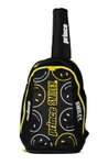 Prince x Smiley Tennis-Rucksack Performance (Haupt-, Schläger- und Schuhfach) 2025 schwarz